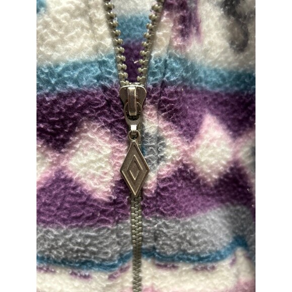 Alfred Dunner Petite (PS) Vintage Zippered Light printed Jacket - Picture 3 of 7